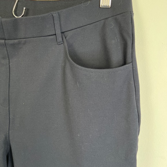 Quince Navy Ultra-Stretch Ponte Straight Leg 4-Pocket Pant NWT size XS Petite - Picture 10 of 12